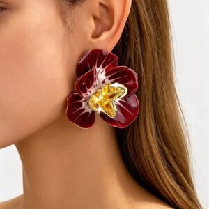 Fashion Flower Personality Earring