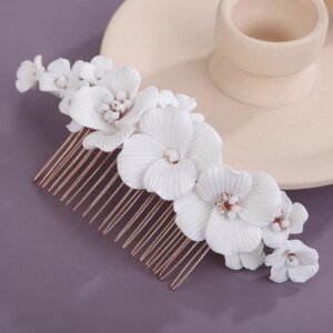 Women Flower Hair Comb